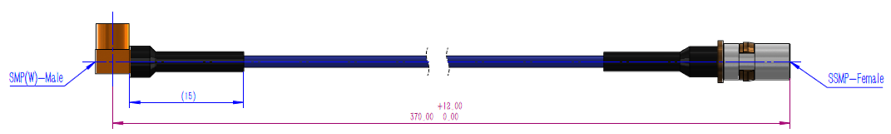 定制SSMP组合连接器及组件JA146-SSPFSPM（W）-370MM